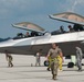 F-22 Raptors land at WPAFB