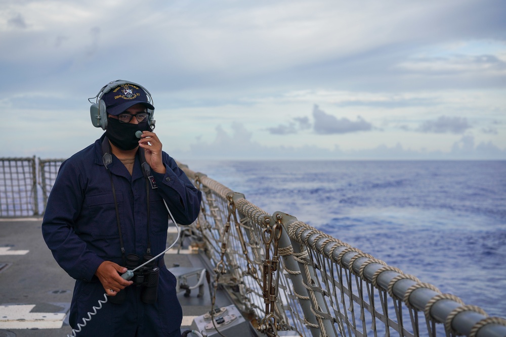 USS Halsey Conducts Watch Operations