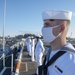 USS Carl Vinson (CVN 70) Sailors Man the Rails