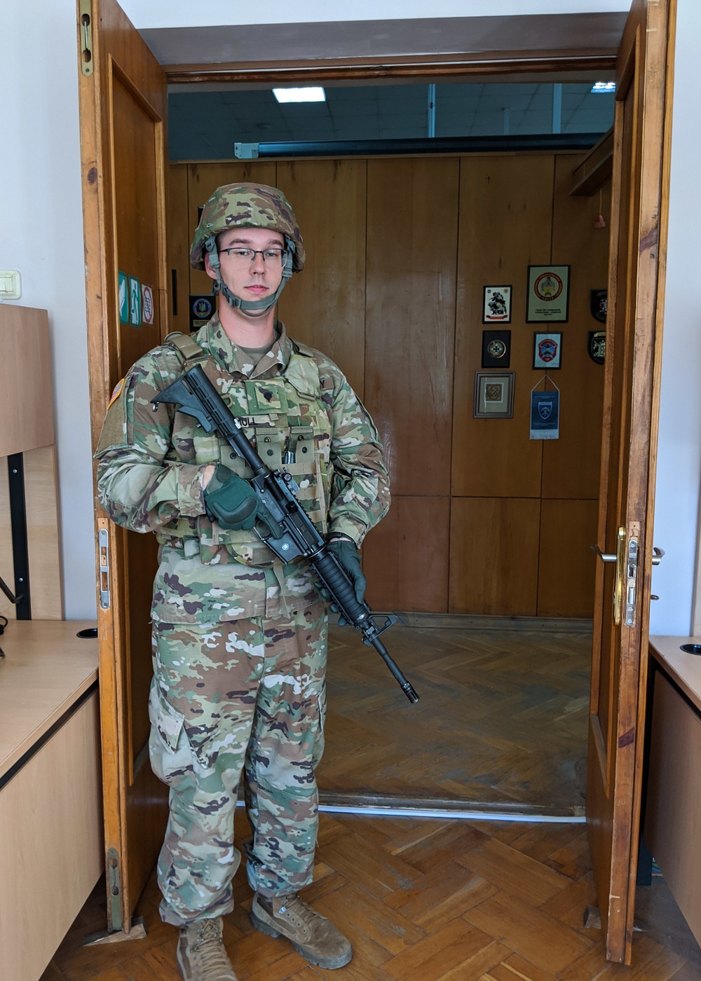 Task Force Illini conducts active shooter drill