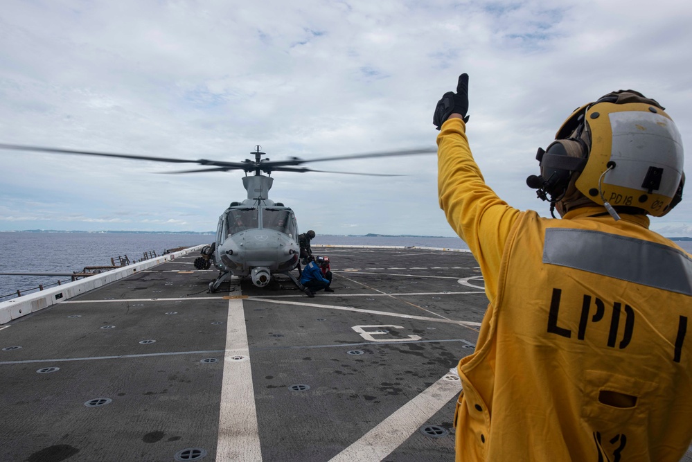 USS New Orleans Flight Operations
