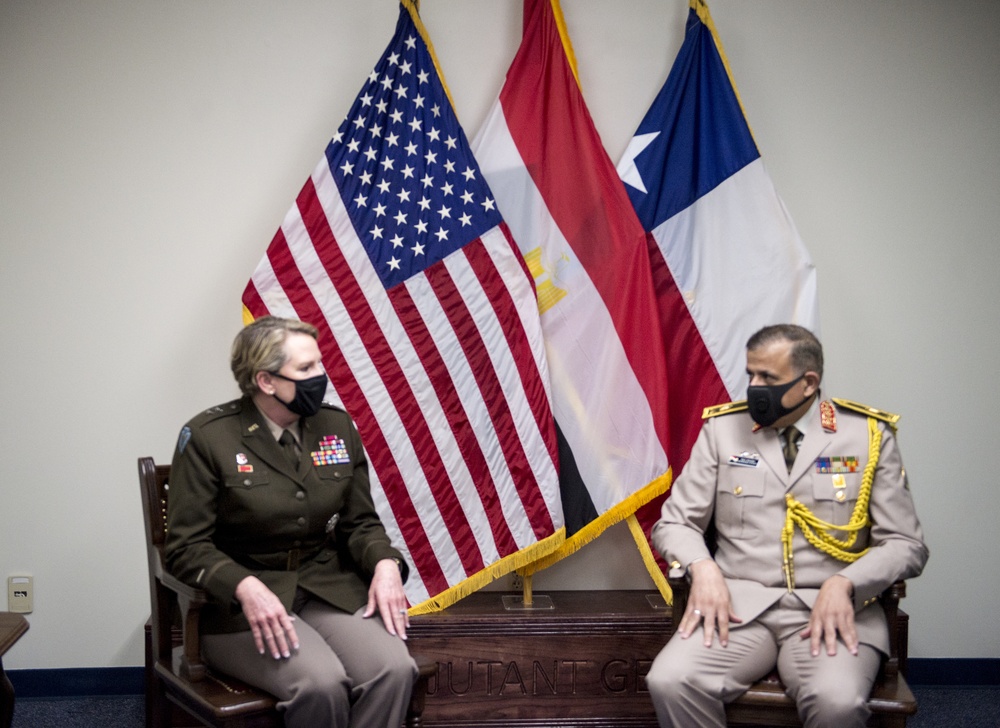 MG Tracy R. Norris and MG Abdelraouf A. Moussa Mohamed