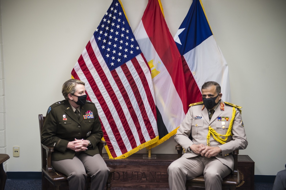 MG Tracy R. Norris and MG Abdelraouf A. Moussa Mohamed