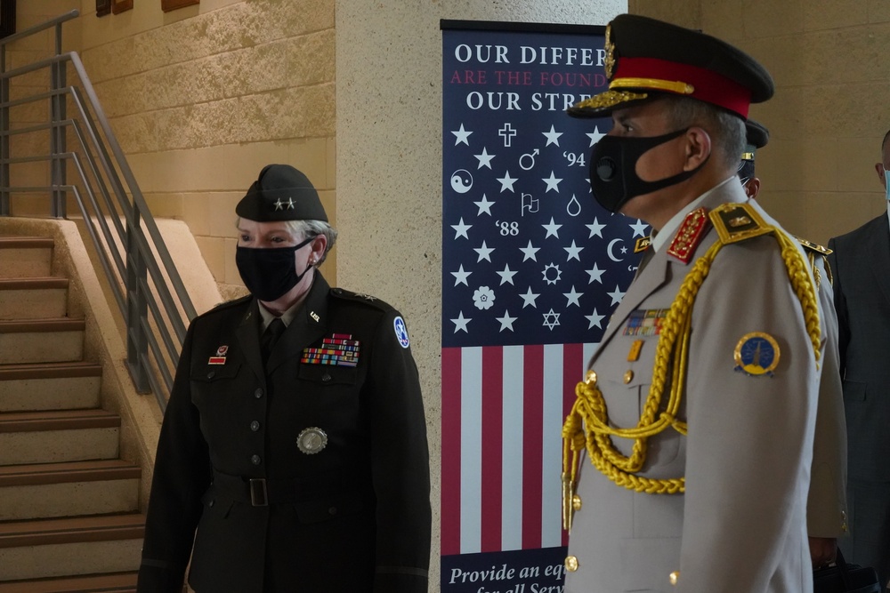 Delegation from the Arab Republic of Egypt arrives at Camp Mabry