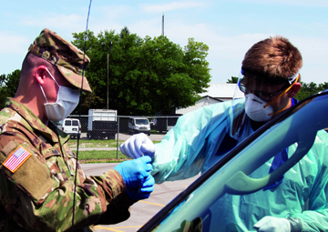 Michigan National Guard continues community based COVID-19 testing in Three Rivers, Baldwin, and Newago