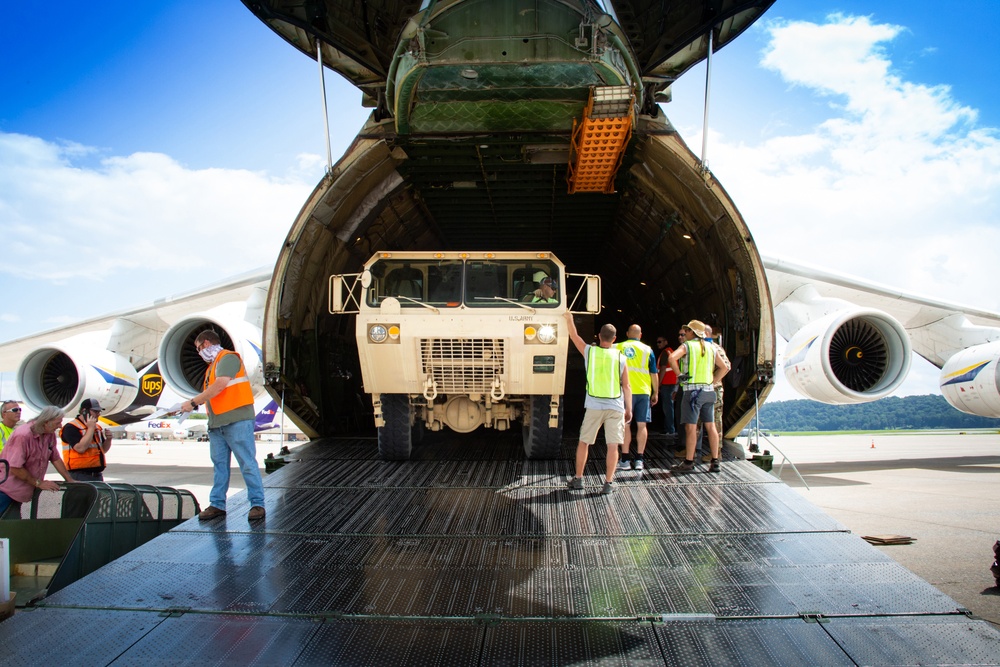 Army depot supports materiel shipment at Harrisburg International Airport