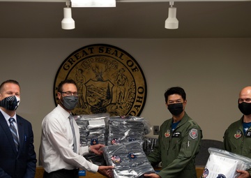 428TH FS supports local schools amidst COVID-19, distributes face coverings