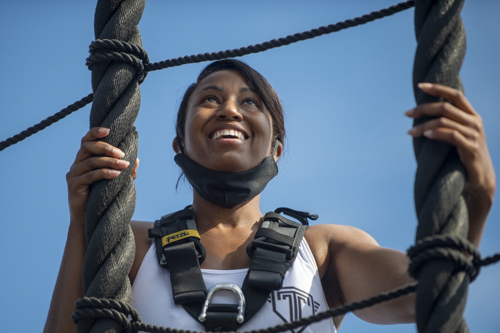 USS Constitution Conducts Climbing Aloft