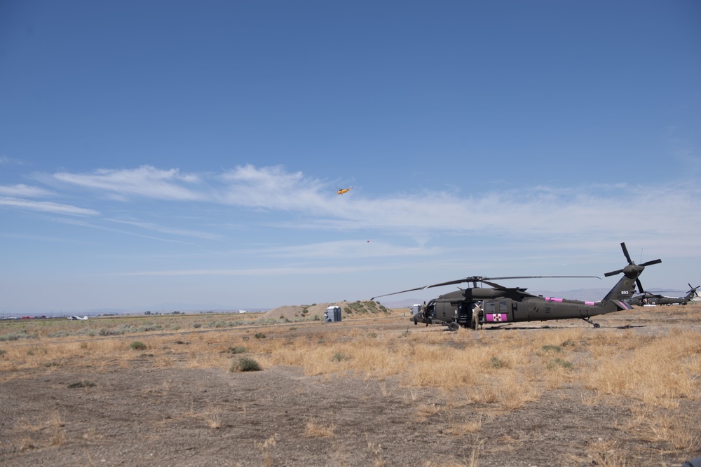 Oregon Army National Guard assists with Eastern Oregon forest firefighting operations