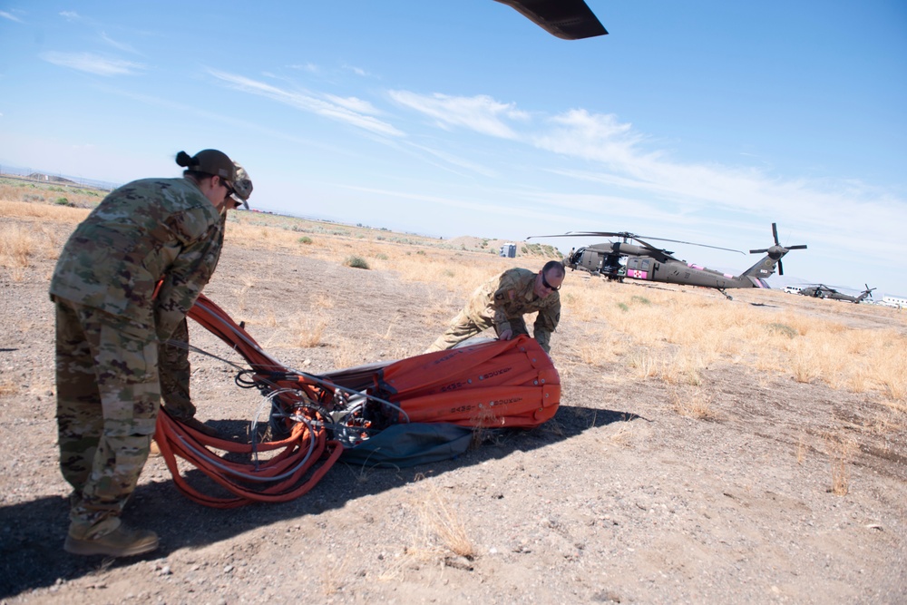 Oregon Army National Guard assists with Eastern Oregon forest firefighting operations