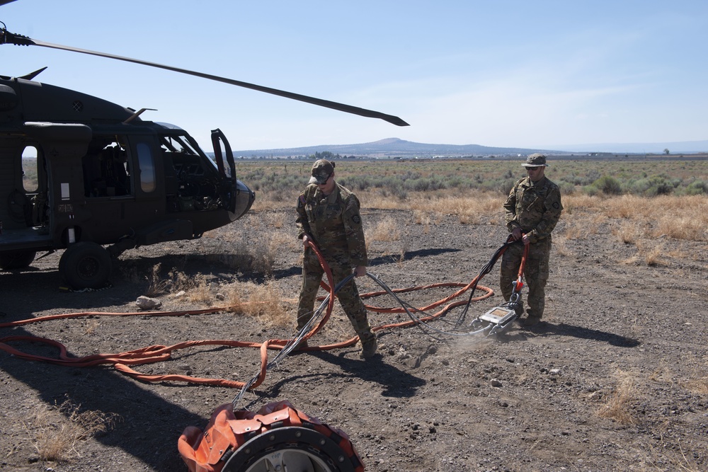 Oregon Army National Guard assists with Eastern Oregon forest firefighting operations