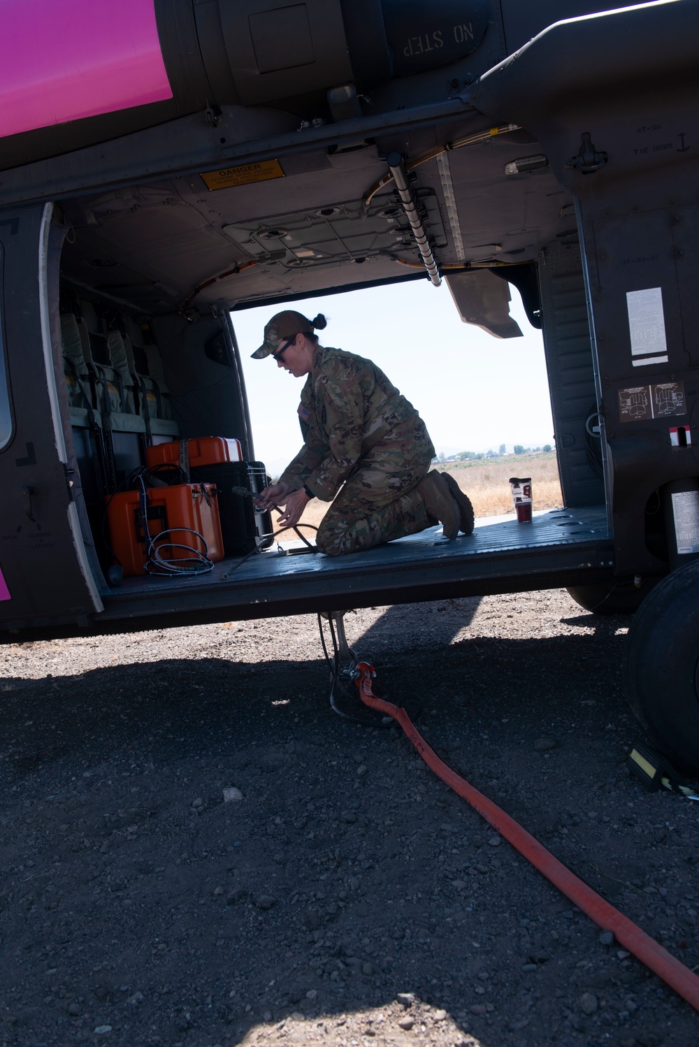 Oregon Army National Guard assists with Eastern Oregon forest firefighting operations