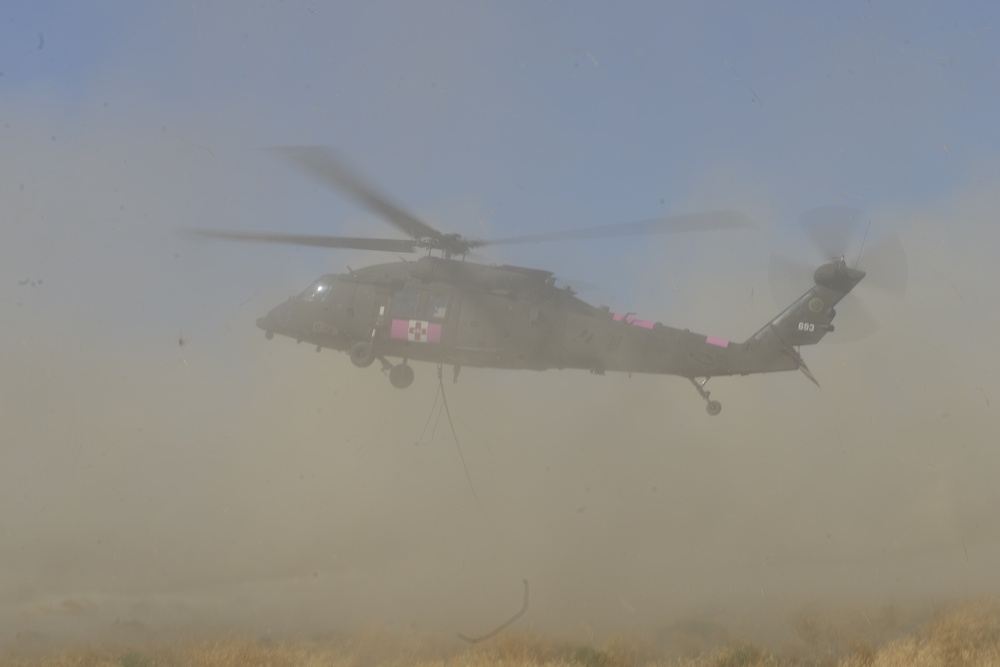 Oregon Army National Guard assists with Eastern Oregon forest firefighting operations