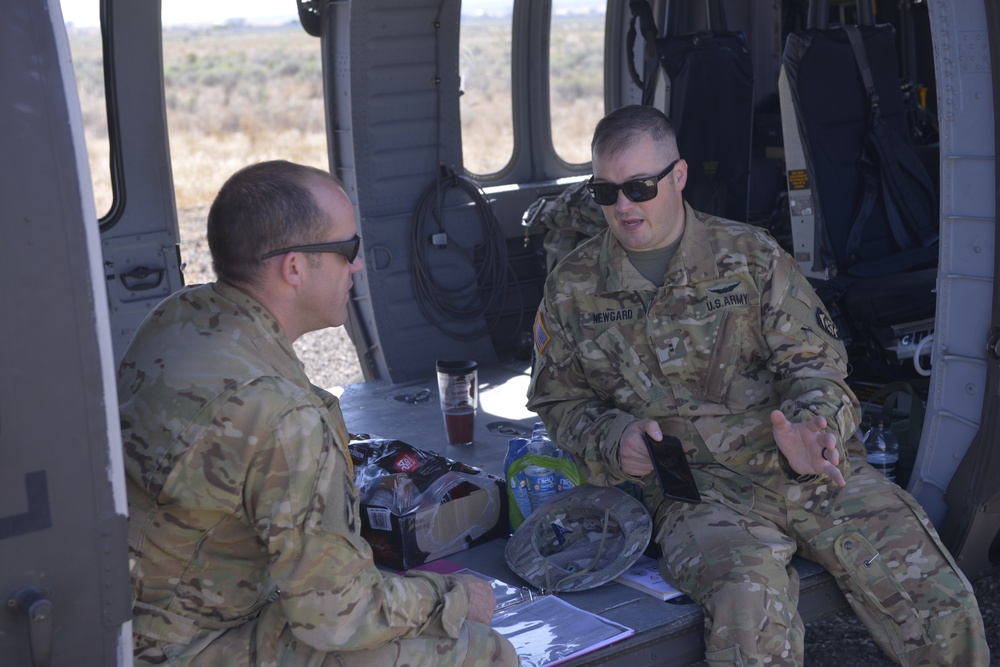 Oregon Army National Guard assists with Eastern Oregon forest firefighting operations