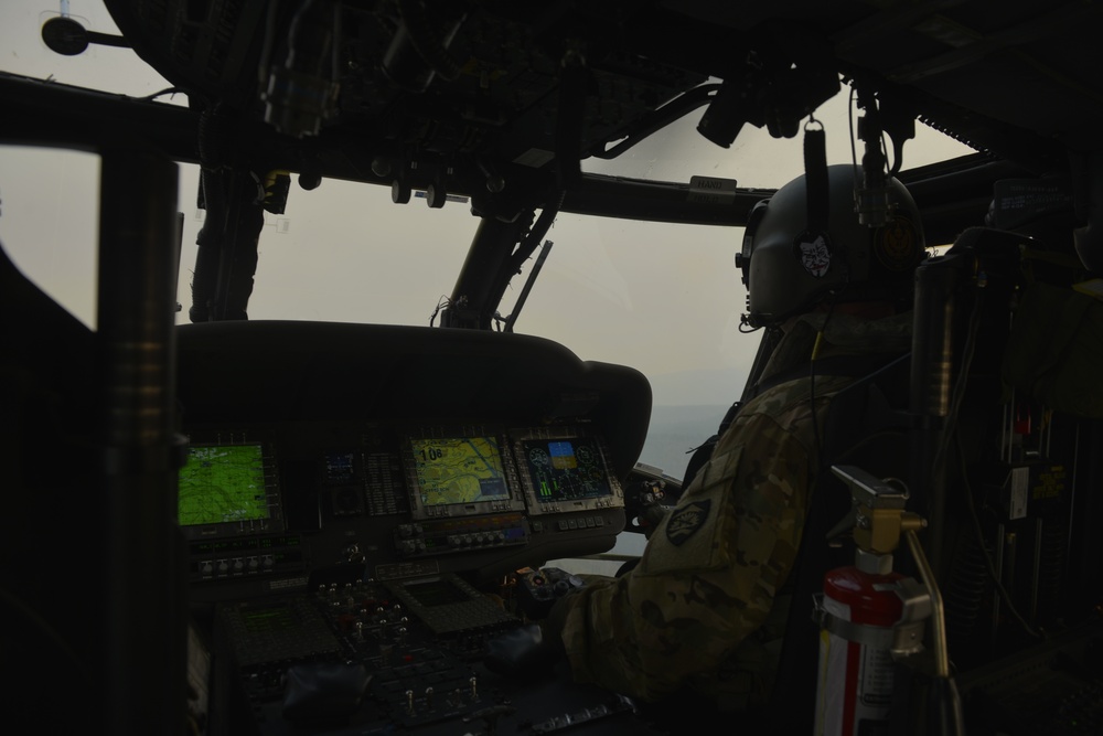 Oregon Army National Guard assists with Eastern Oregon forest firefighting operations