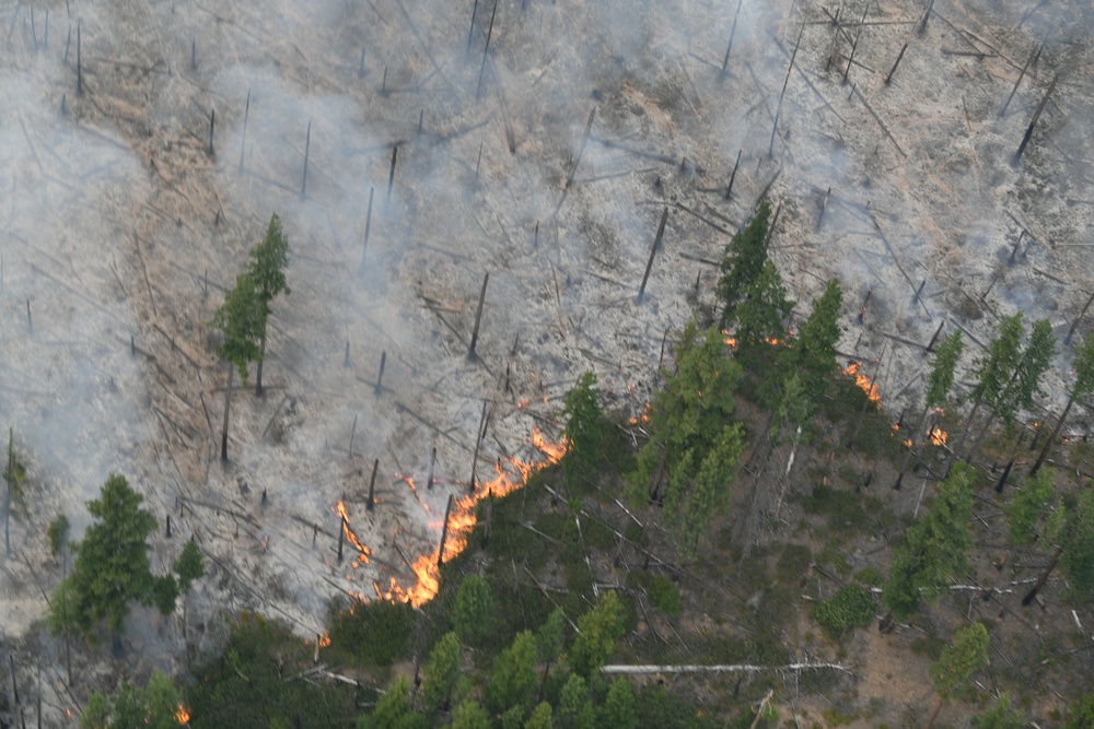 Oregon Army National Guard assists with Eastern Oregon forest firefighting operations