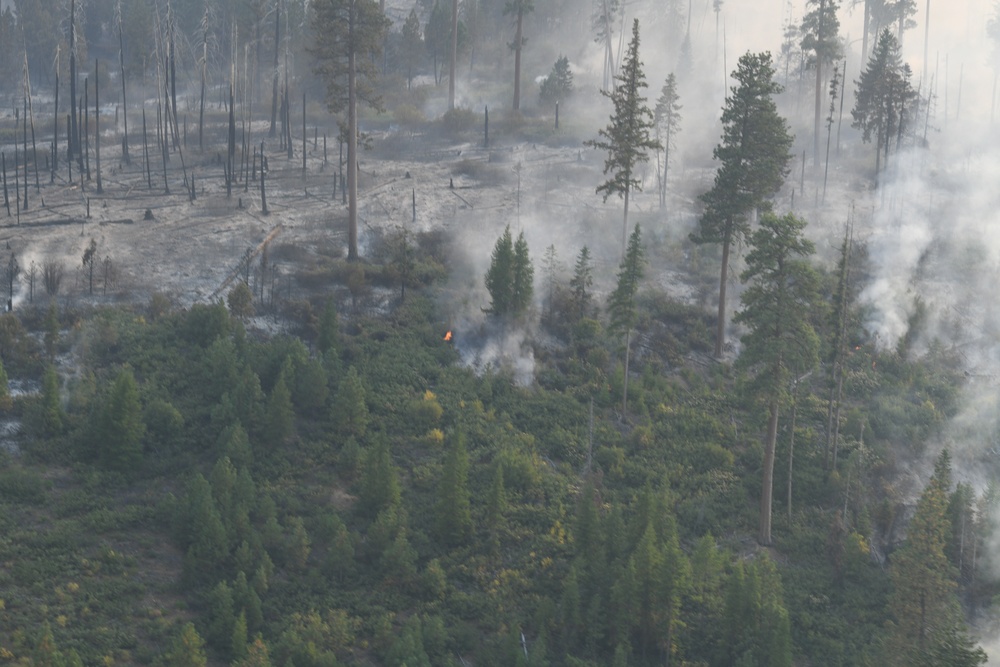 Oregon Army National Guard assists with Eastern Oregon forest firefighting operations