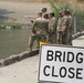 Cal Guard's 132nd engineers construct floating bridge