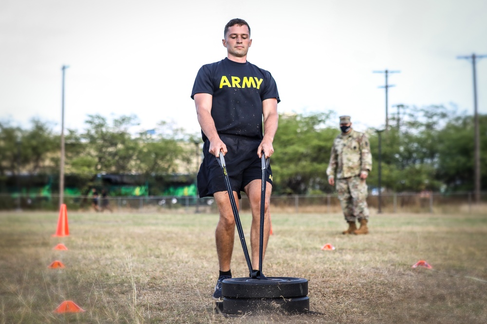 USARPAC BWC 2020: Hawaii, 9th MSC Soldiers compete in ACFT event