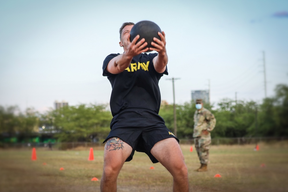 USARPAC BWC 2020: Hawaii, 9th MSC Soldiers compete in ACFT event