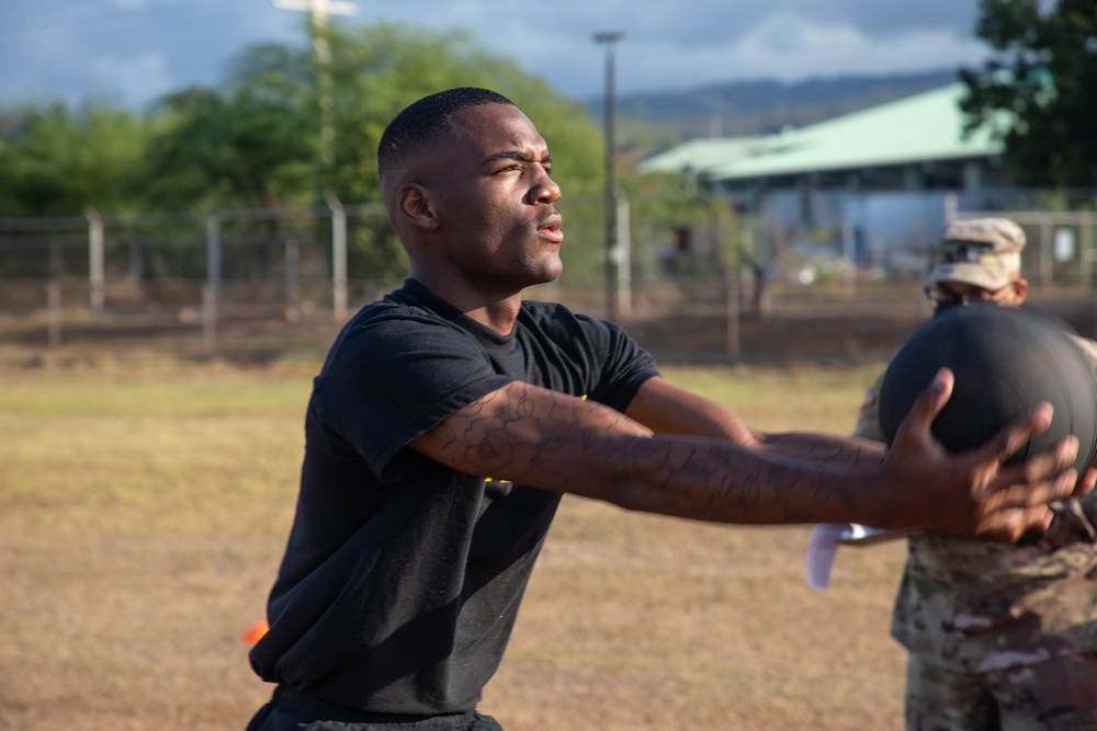 USARPAC BWC 2020: Hawaii, 94th AAMDC Soldier competes in the ACFT