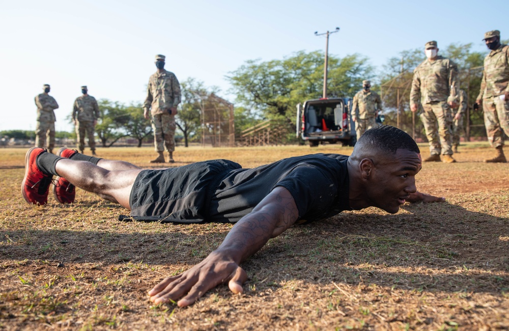 USARPAC BWC 2020: Hawaii, 94th AAMDC Soldier competes in the ACFT