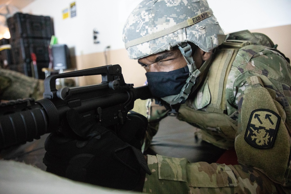 USARPAC BWC 2020: Hawaii, 94th AAMDC Soldier competes  at the EST M4 range