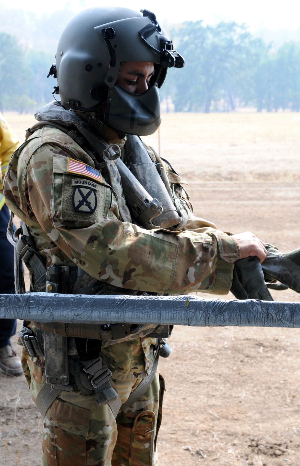 Cal Guard Soldiers work with CALFIRE to battle the LNU Lightning Complex fire