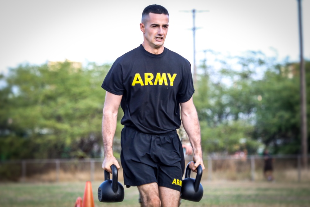 USARPAC BWC 2020: Hawaii, 25th ID Soldiers compete in ACFT event