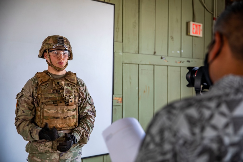 USARPAC BWC 2020: Hawaii, 25th ID Soldier participates in simulated media interview