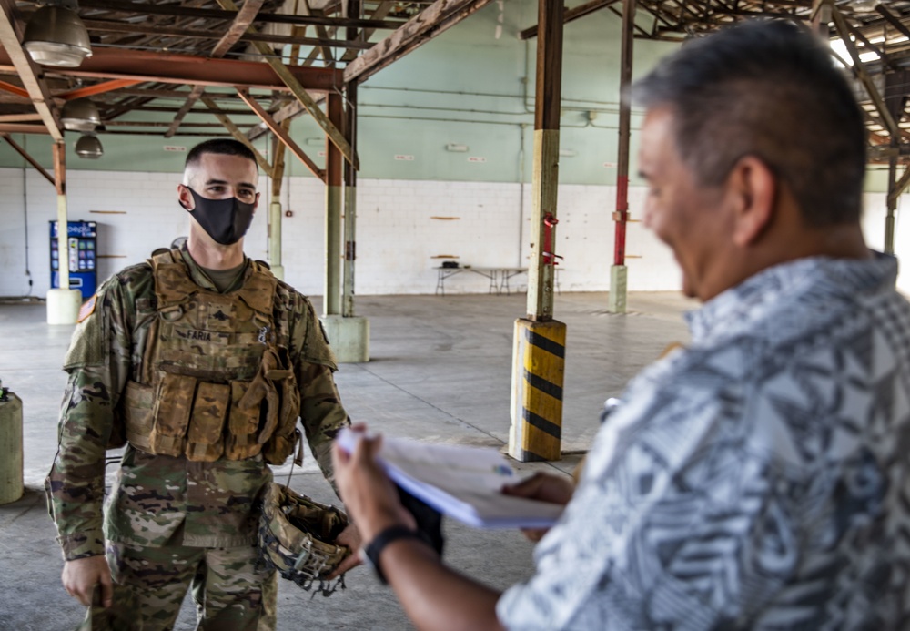 USARPAC BWC 2020: Hawaii, 25th ID Soldier participates in simulated media interview
