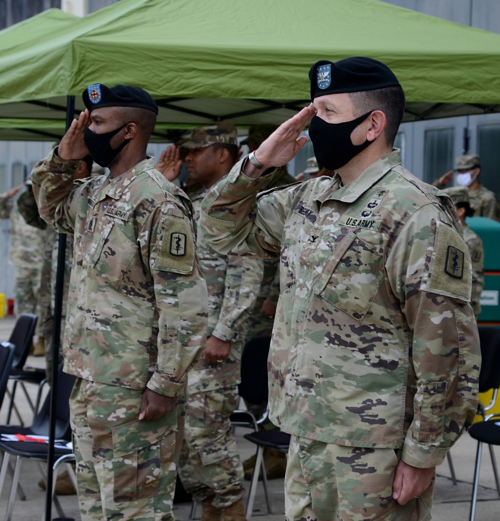 212th Combat Support Hospital, Relinquishment of Responsibility Ceremony