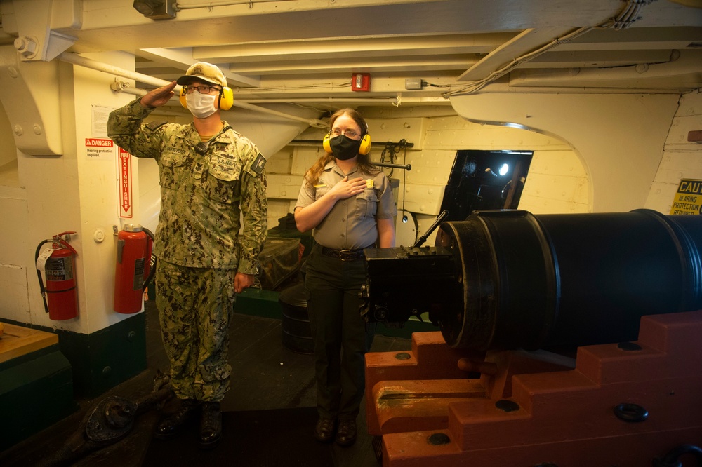 USS Constitution celebrates NPS Day