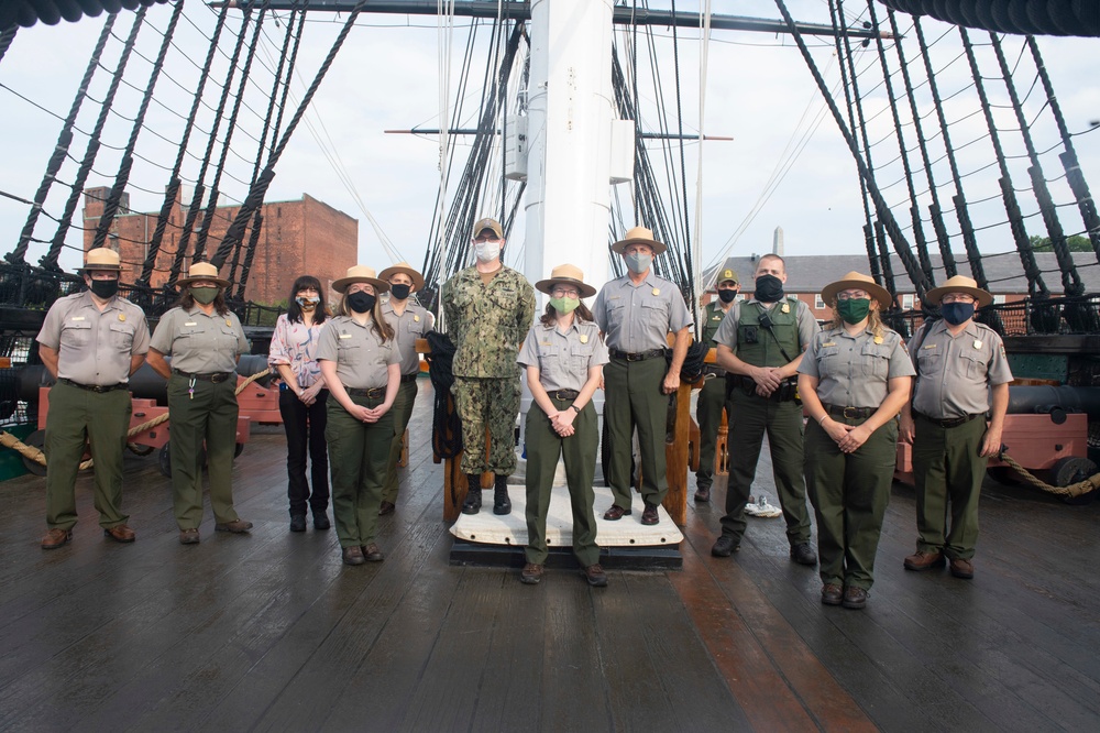 USS Constitution celebrates NPS Day