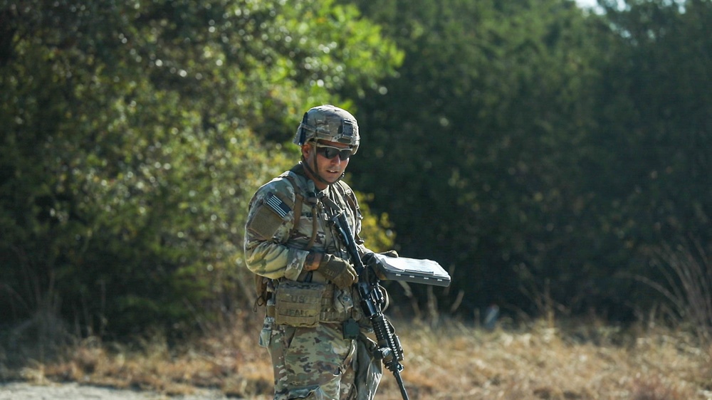 Fort Hood Troopers Conduct ESB/EIB Land Navigation Testing