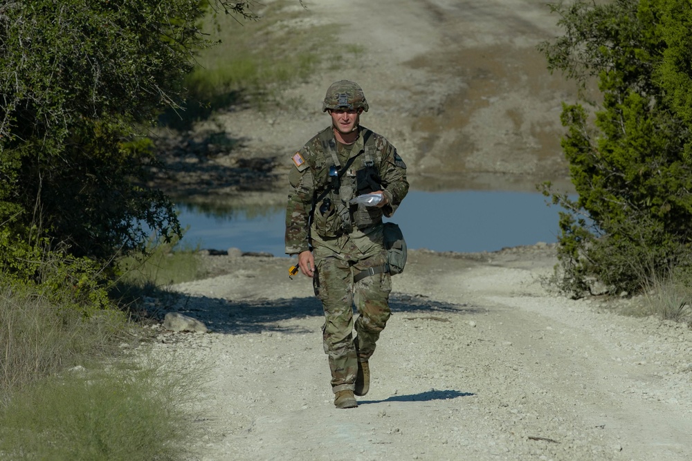 Fort Hood Troopers Conduct ESB/EIB Land Navigation Testing