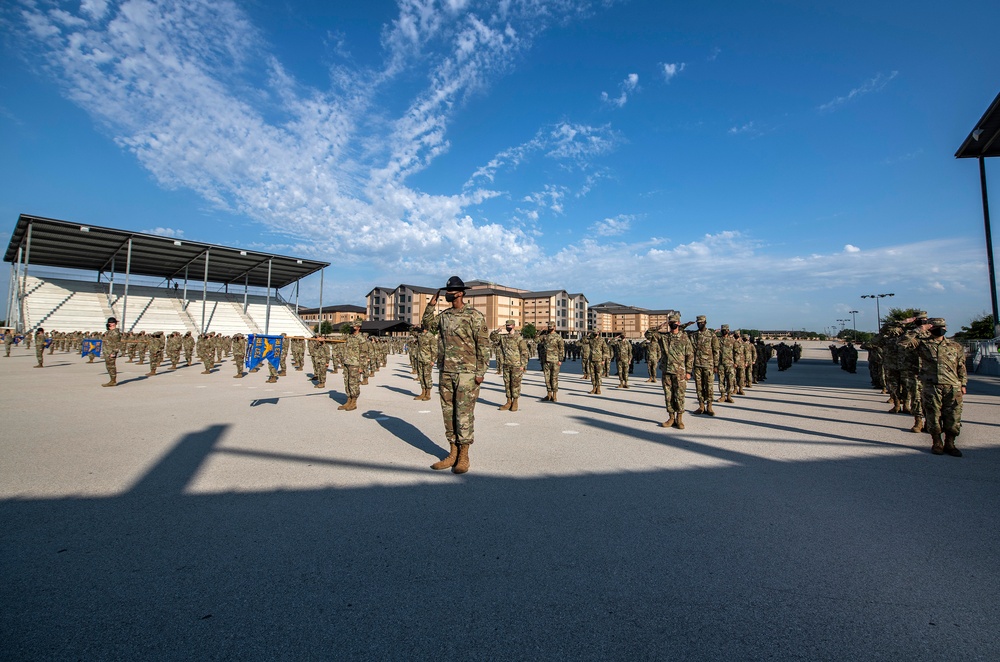 U.S. Air Force Basic Military Training Graduation and Coining Ceremony