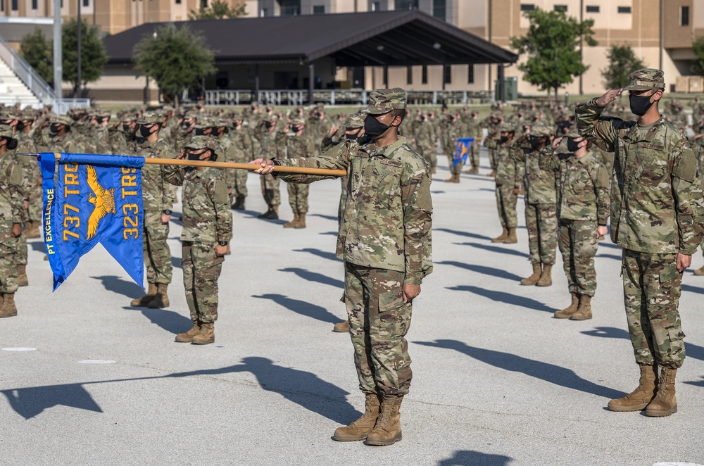 U.S. Air Force Basic Military Training Graduation and Coining Ceremony