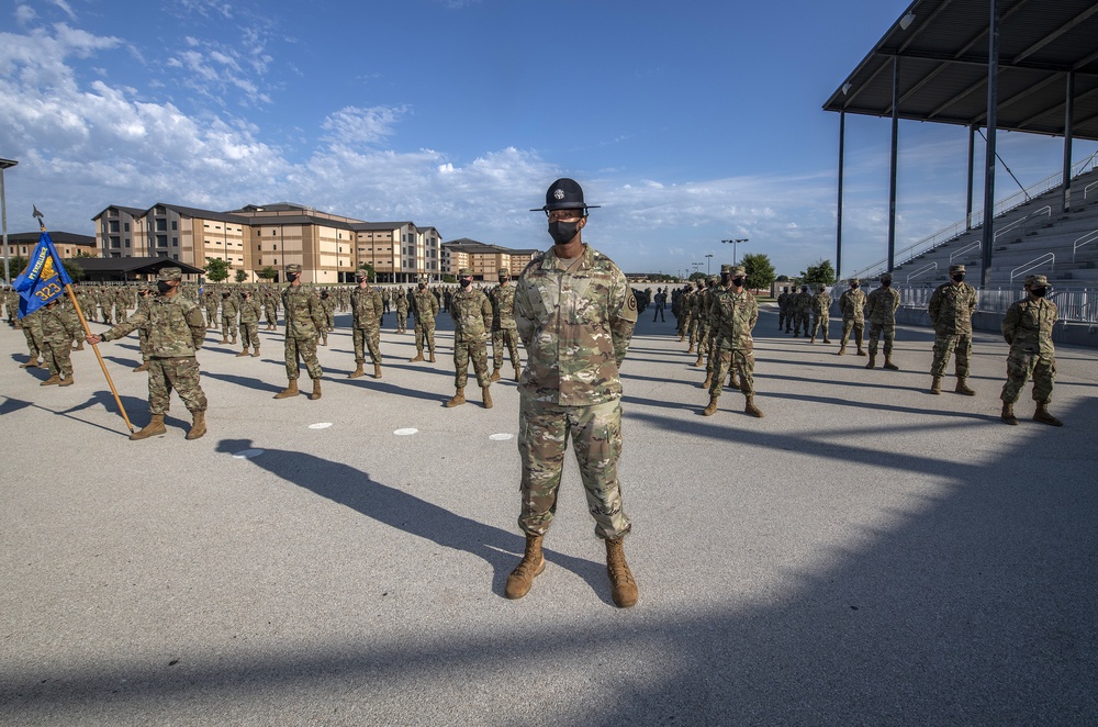 U.S. Air Force Basic Military Training Graduation and Coining Ceremony