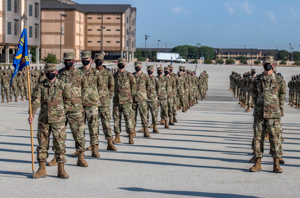 U.S. Air Force Basic Military Training Graduation and Coining Ceremony