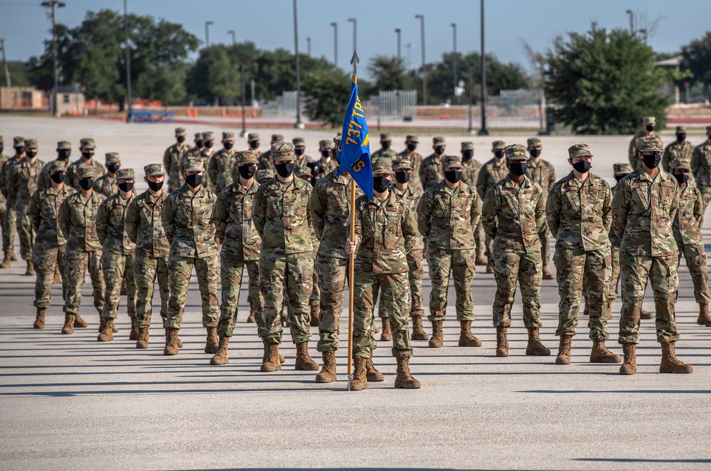 U.S. Air Force Basic Military Training Graduation and Coining Ceremony