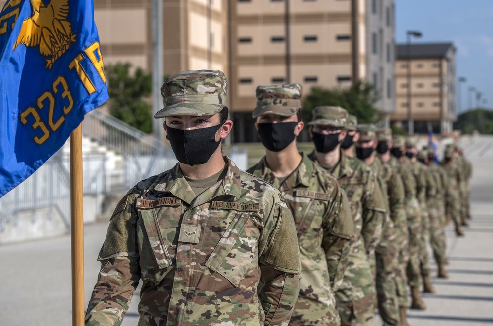 U.S. Air Force Basic Military Training Graduation and Coining Ceremony