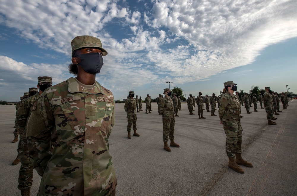 U.S. Air Force Basic Military Training Graduation and Coining Ceremony