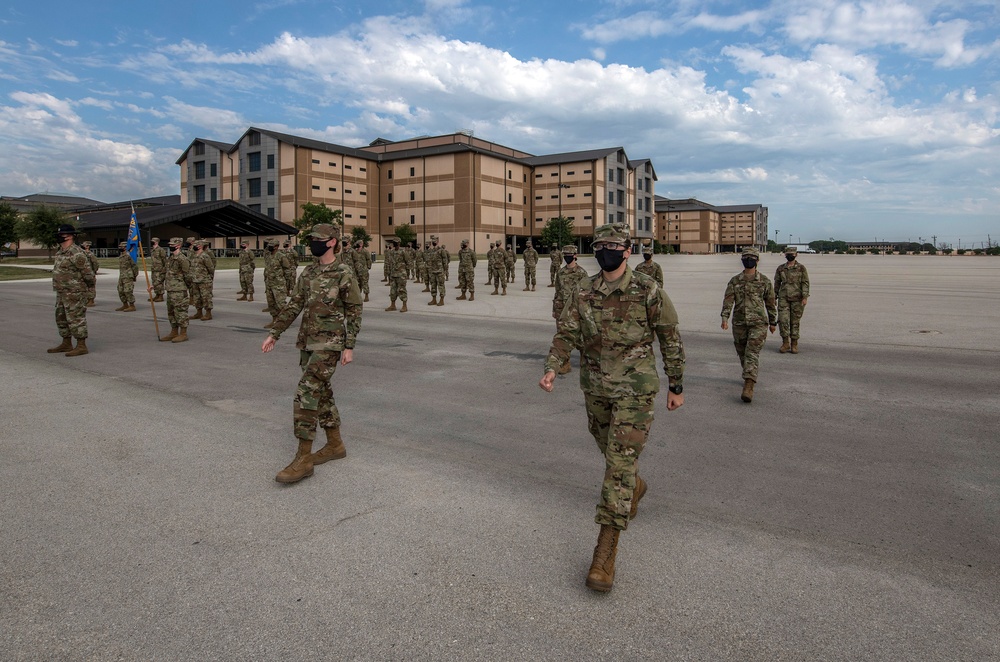 U.S. Air Force Basic Military Training Graduation and Coining Ceremony