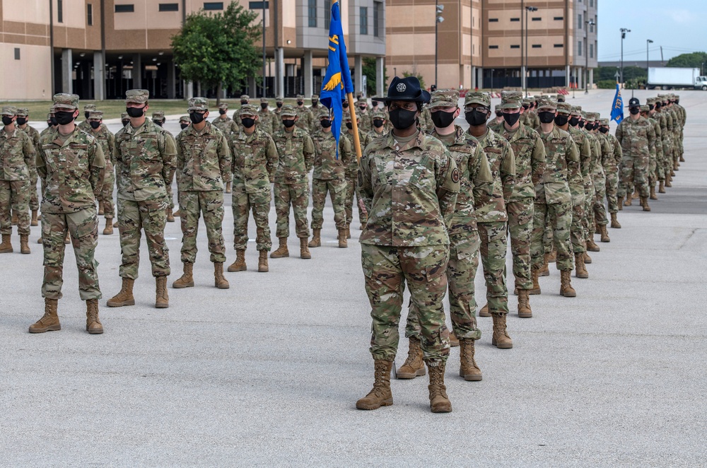 U.S. Air Force Basic Military Training Graduation and Coining Ceremony