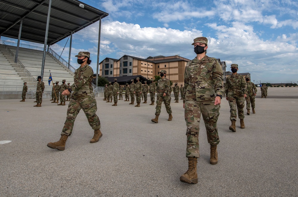 U.S. Air Force Basic Military Training Graduation and Coining Ceremony