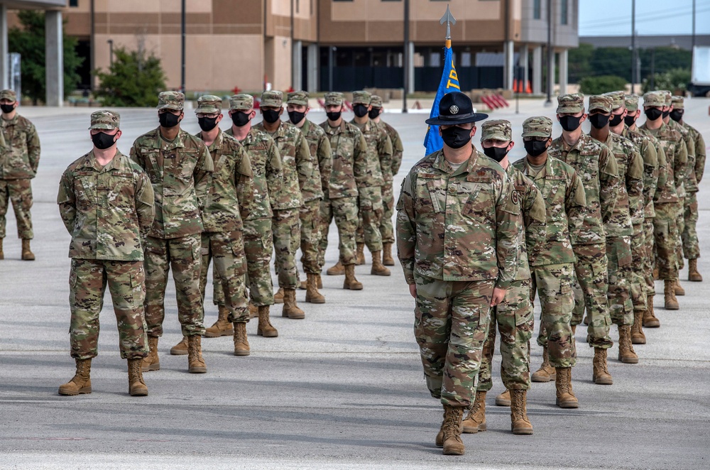 U.S. Air Force Basic Military Training Graduation and Coining Ceremony