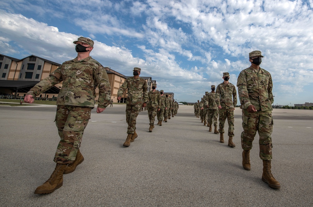 U.S. Air Force Basic Military Training Graduation and Coining Ceremony