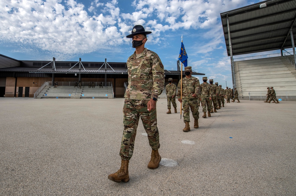 U.S. Air Force Basic Military Training Graduation and Coining Ceremony