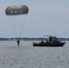 Special Tactics operators conduct static-line jump training